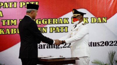 Lantik Henggar Budi Anggoro Jadi Pj Bupati Pati, Gubernur Ingatkan Pentingnya Integritas Kepala Daerah